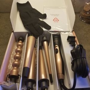 NIB BESTOPE 5 in 1 Professional Curling Iron Wand